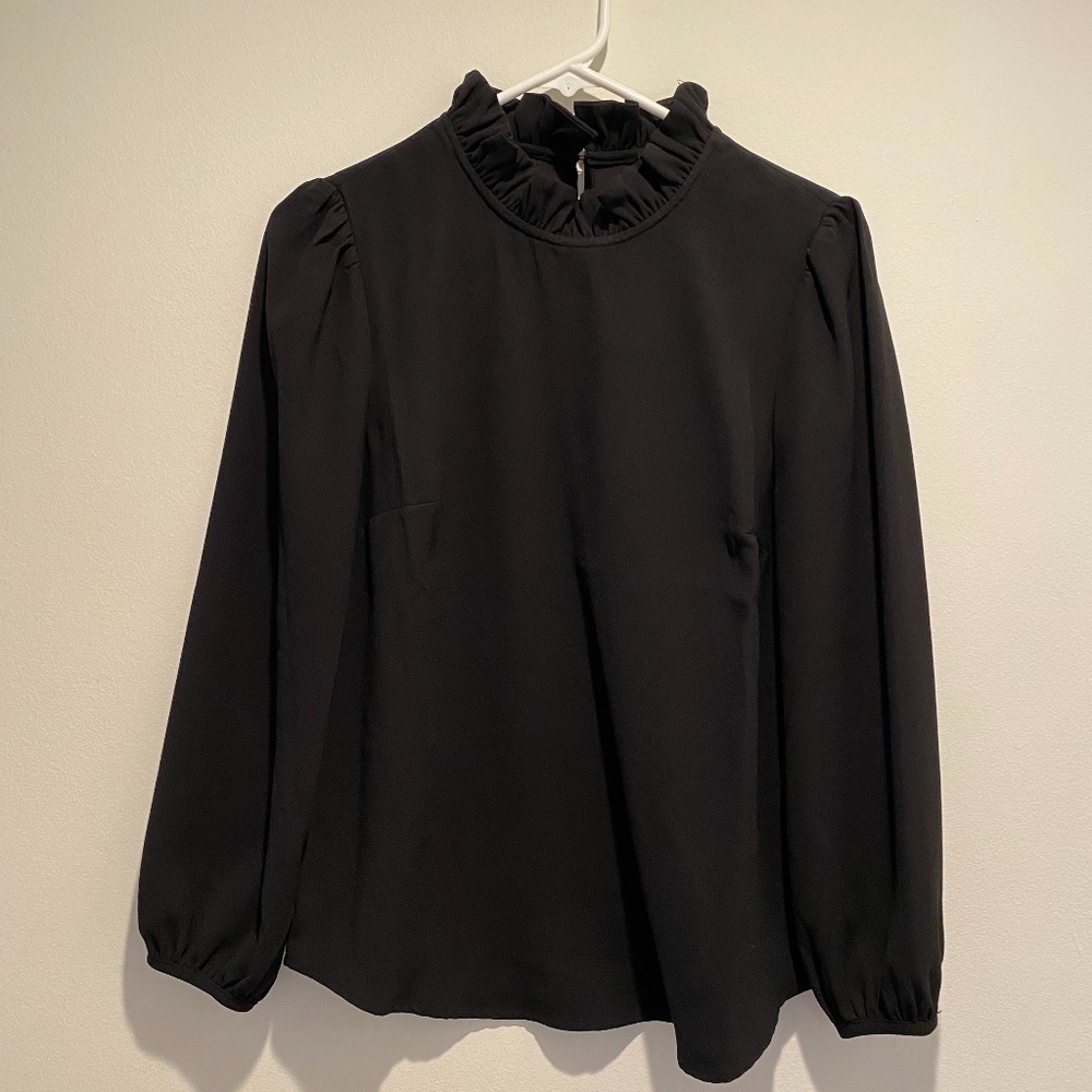NWT Jcrew blouse, ruffle collar